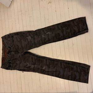 men’s camo rock revival jeans